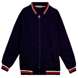 Large-scale custom-made baseball jacket with contrasting color flat machine collar and long sleeve sleeves Design zipper black 700G gold velvet baseball jacket Baseball jacket design company SKBJ013 Large-scale custom-made baseball jacket with contrasting color flat machine collar and long sleeve sleeves Design zipper black 700G gold velvet baseball jacket Baseball jacket design company SKBJ013